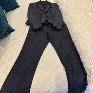 Adorable light denim suit! The Limited. Great for work or any professional event